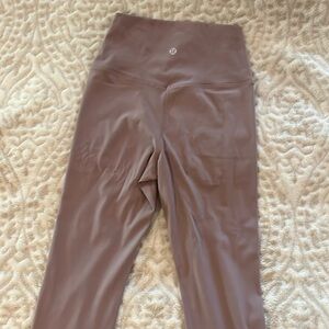 Lululemon pink peony leggings size: 0.